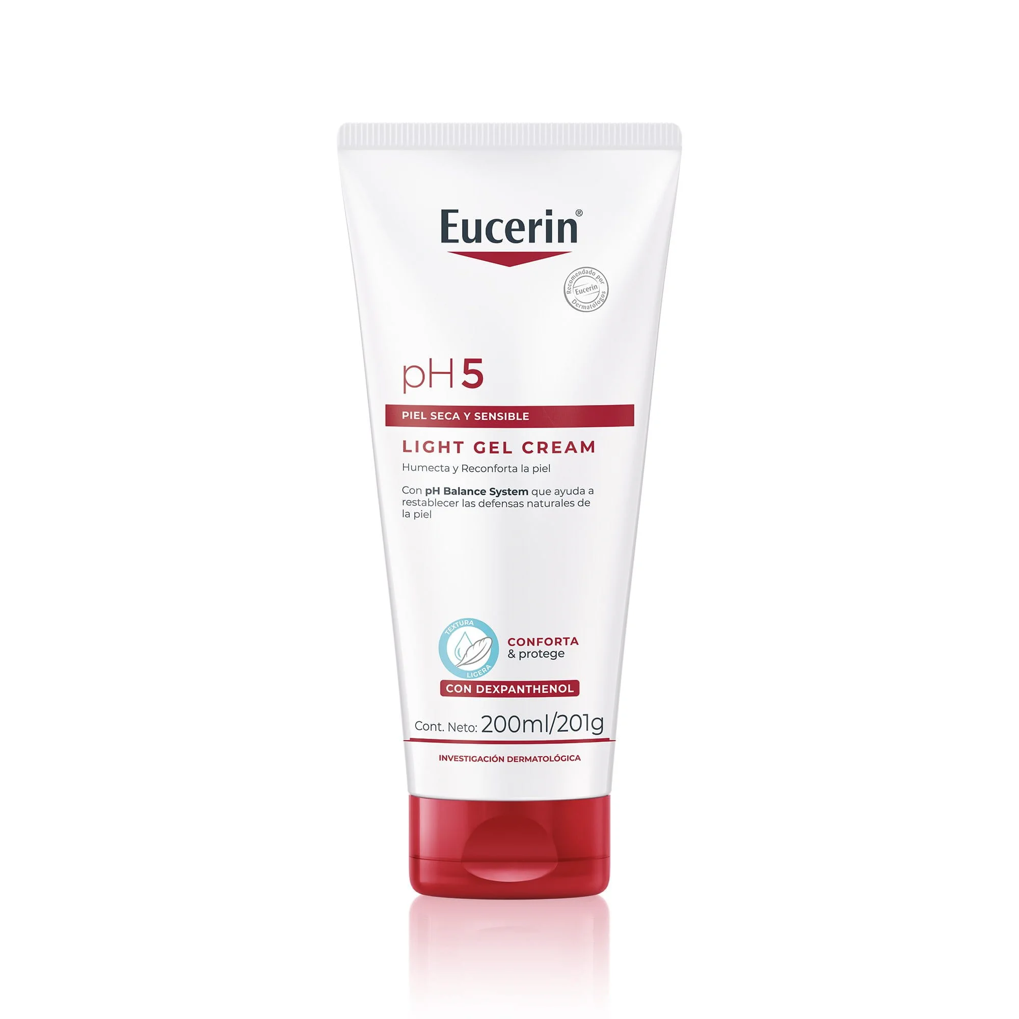 Eucerin pH5 Gel Cream 200ml Light Gel Cream para piel seca y sensible.